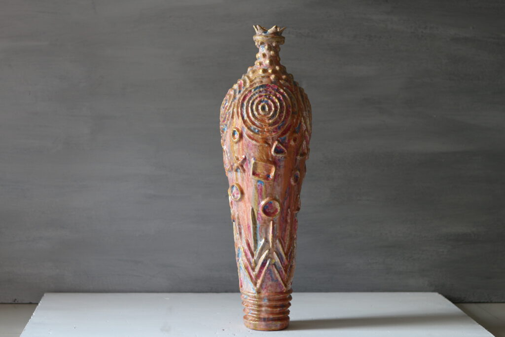 Elegance with Style – One-of-a-Kind Handmade Sculptural Vase | Symbolic Wedding & Relationship Art | Wabi-Sabi Home Decor 