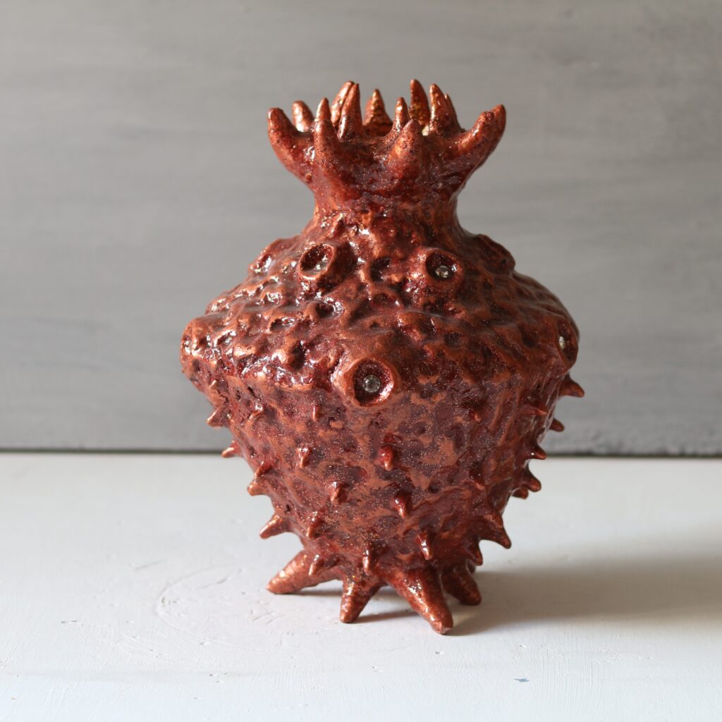 Handmade Mineral Paper Clay Vase 