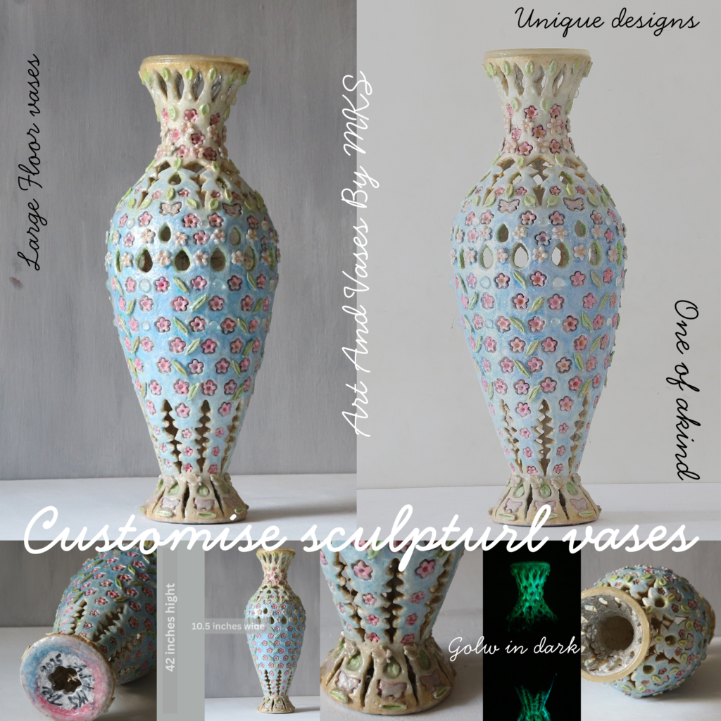 Customise sculpturl vases