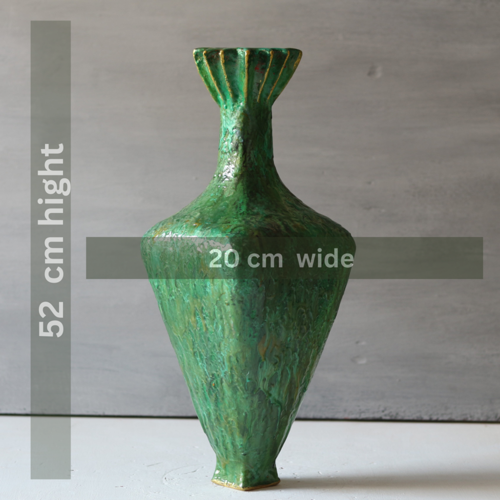 art vases green