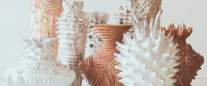 About 2 large sculptural vases one of a kind unique designs for interior designers and art lovers